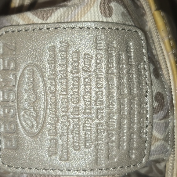 Brighton Croc-Embossed Shoulder Bag Yellow - Picture 3 of 11